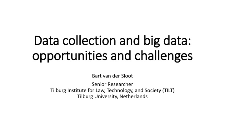 data collection and big data data collection