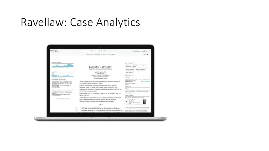 ravellaw case analytics