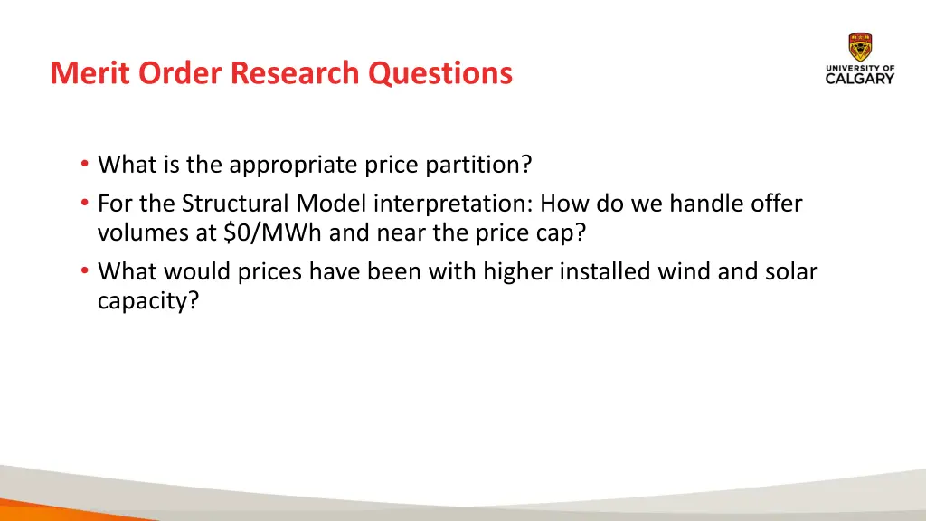 merit order research questions