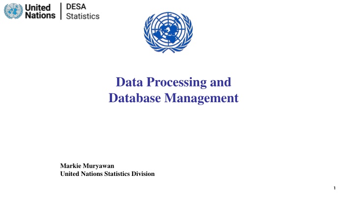 data processing and database management