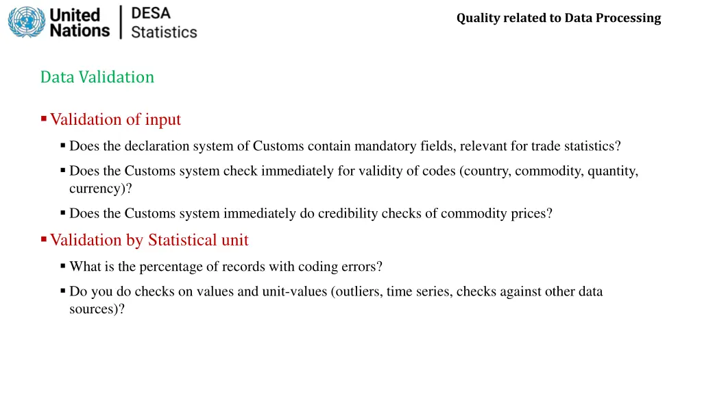 quality related to data processing 4