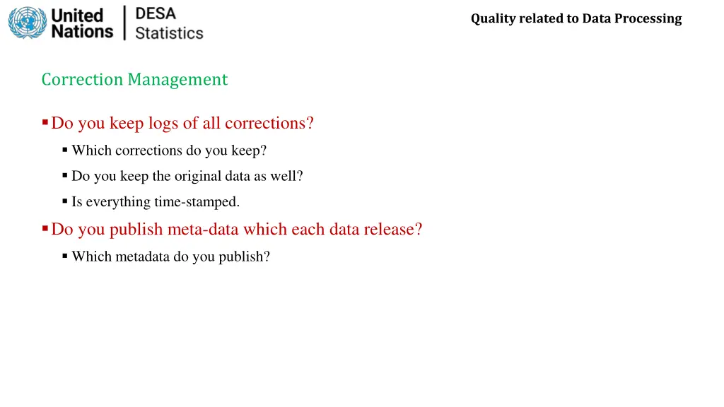 quality related to data processing 5
