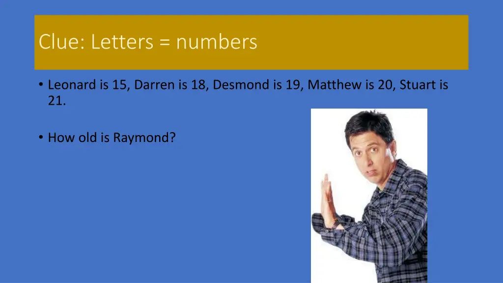 clue letters numbers