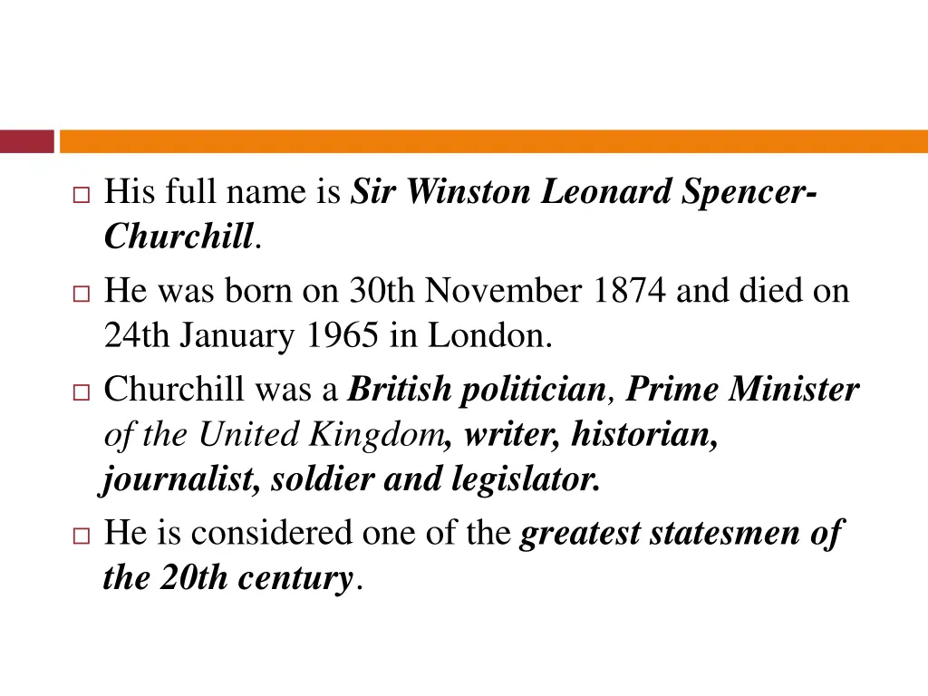 his full name is sir winston leonard spencer