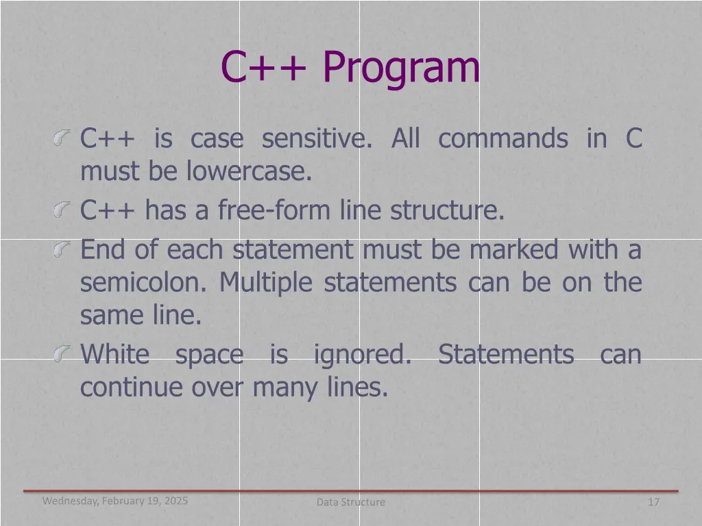 c program