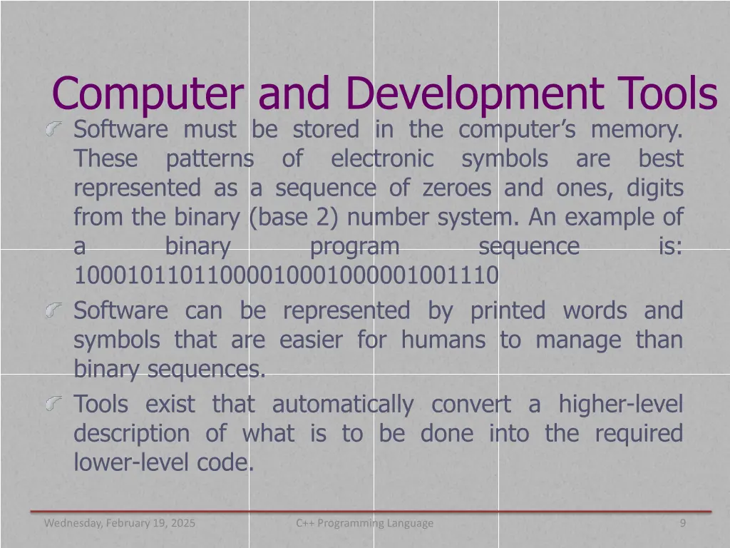 computer and development tools software must