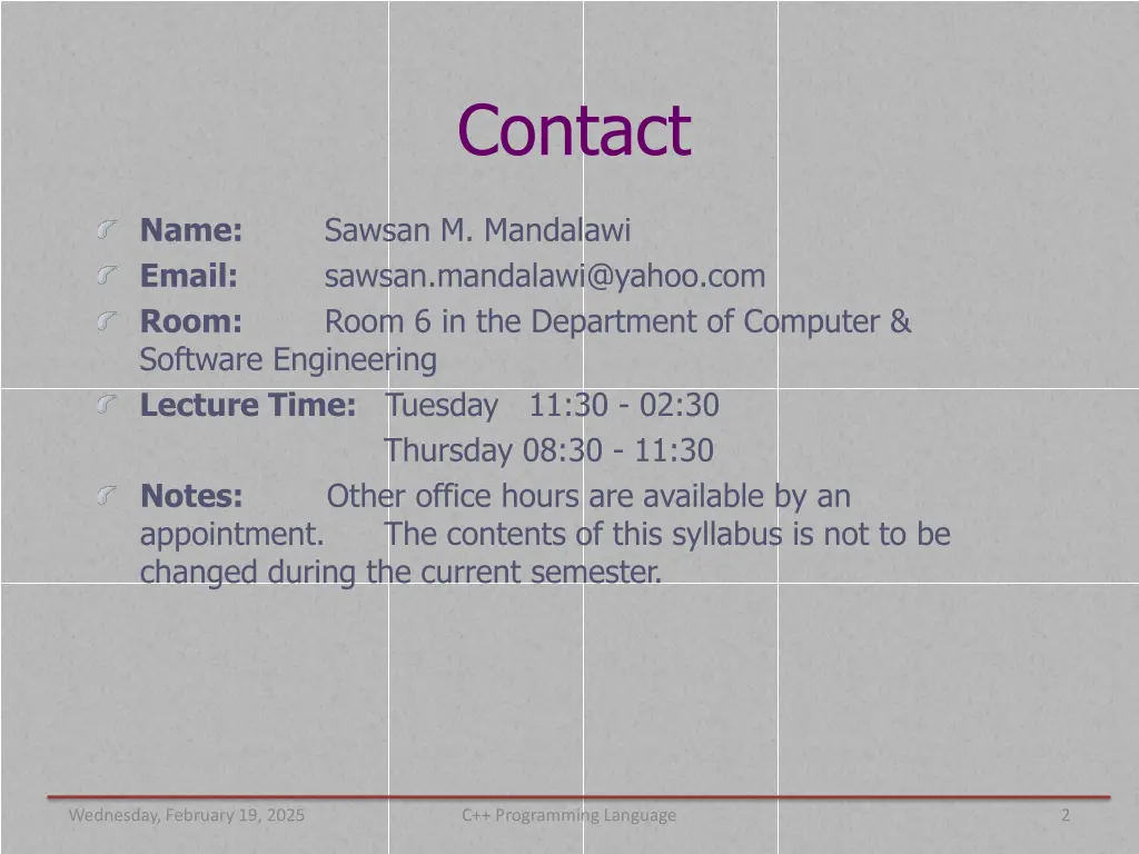 contact