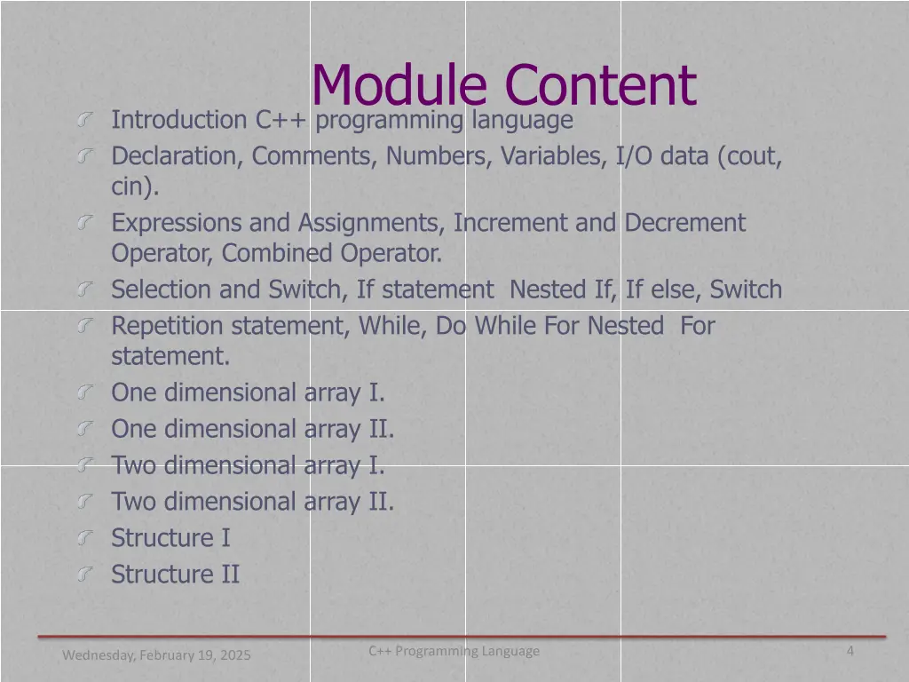 module content