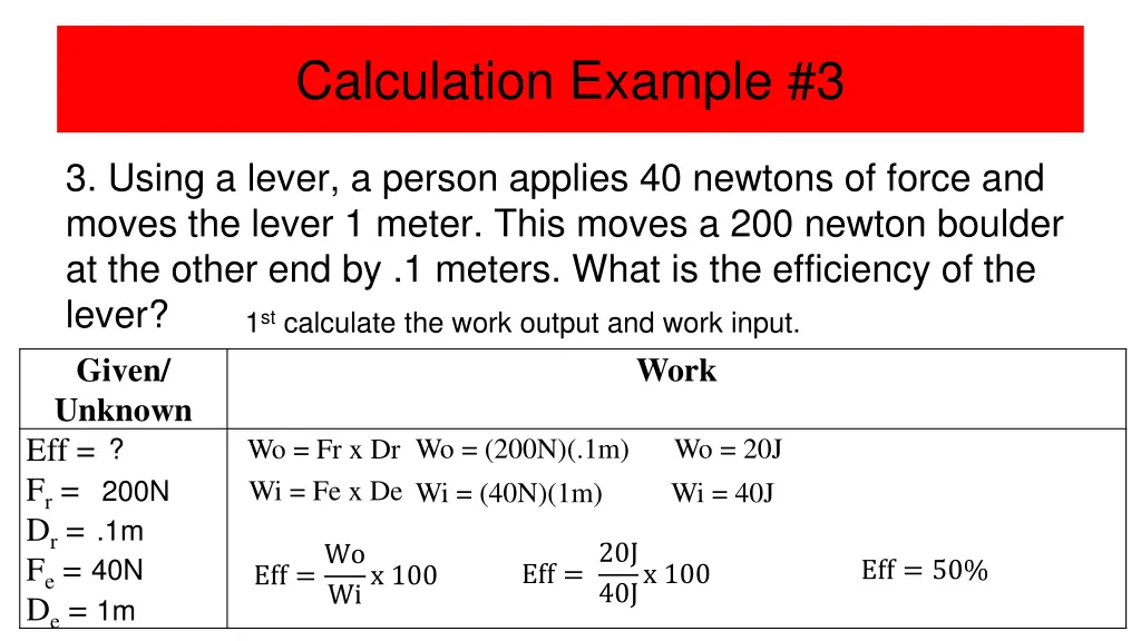 calculation example 3