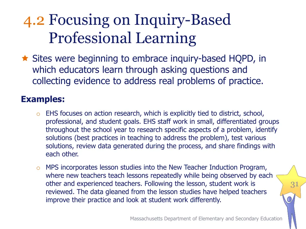 4 2 focusing on inquiry based professional