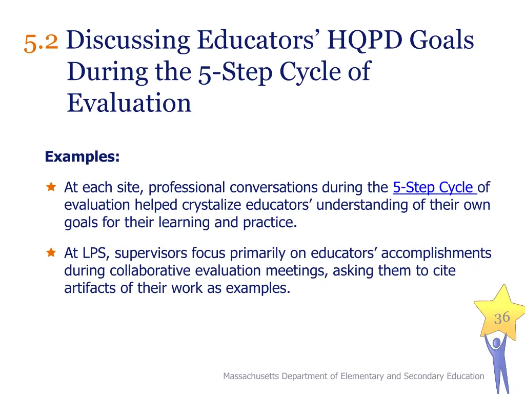 5 2 discussing educators hqpd goals during