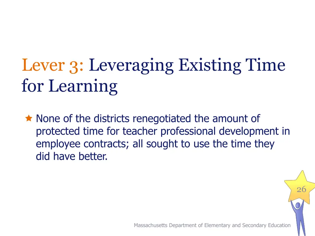 lever 3 leveraging existing time for learning