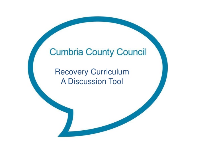 recovery curriculum a discussion tool