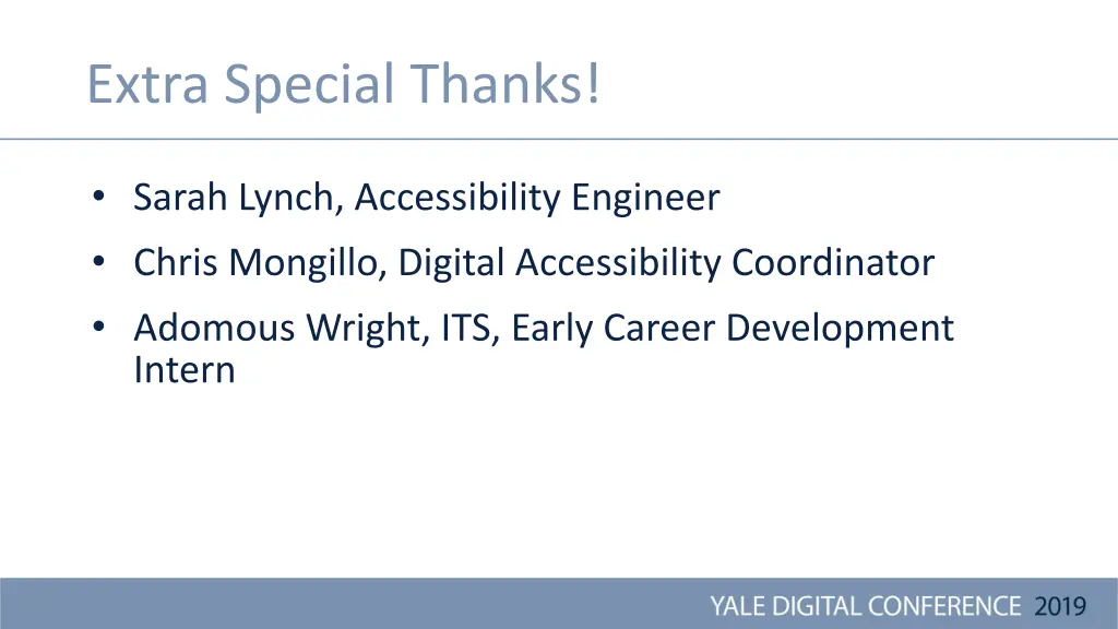 extra special thanks