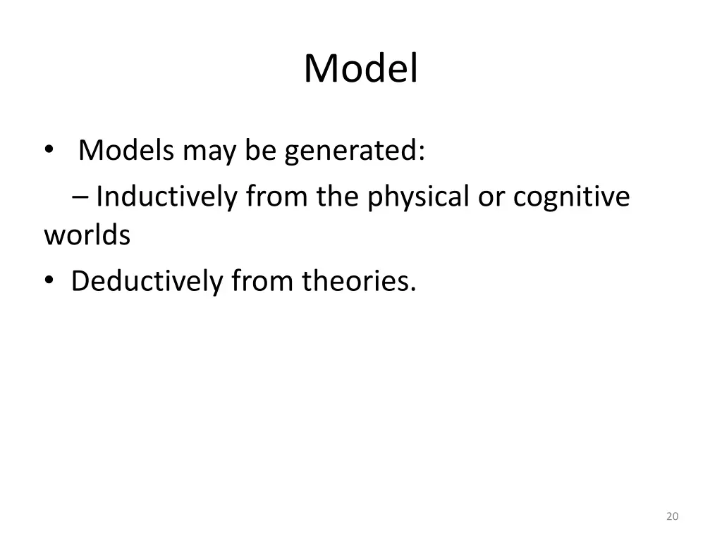 model 1