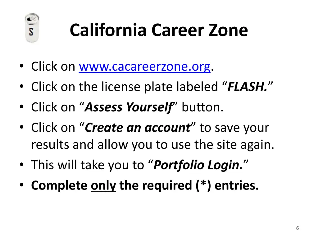 california career zone