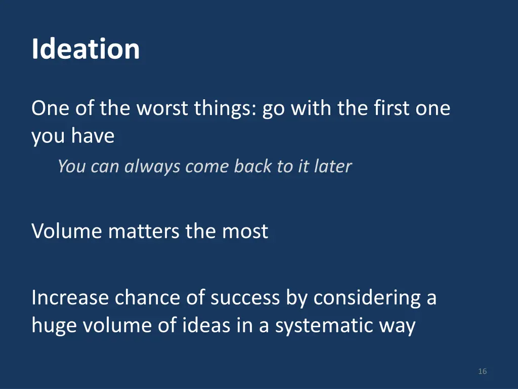 ideation