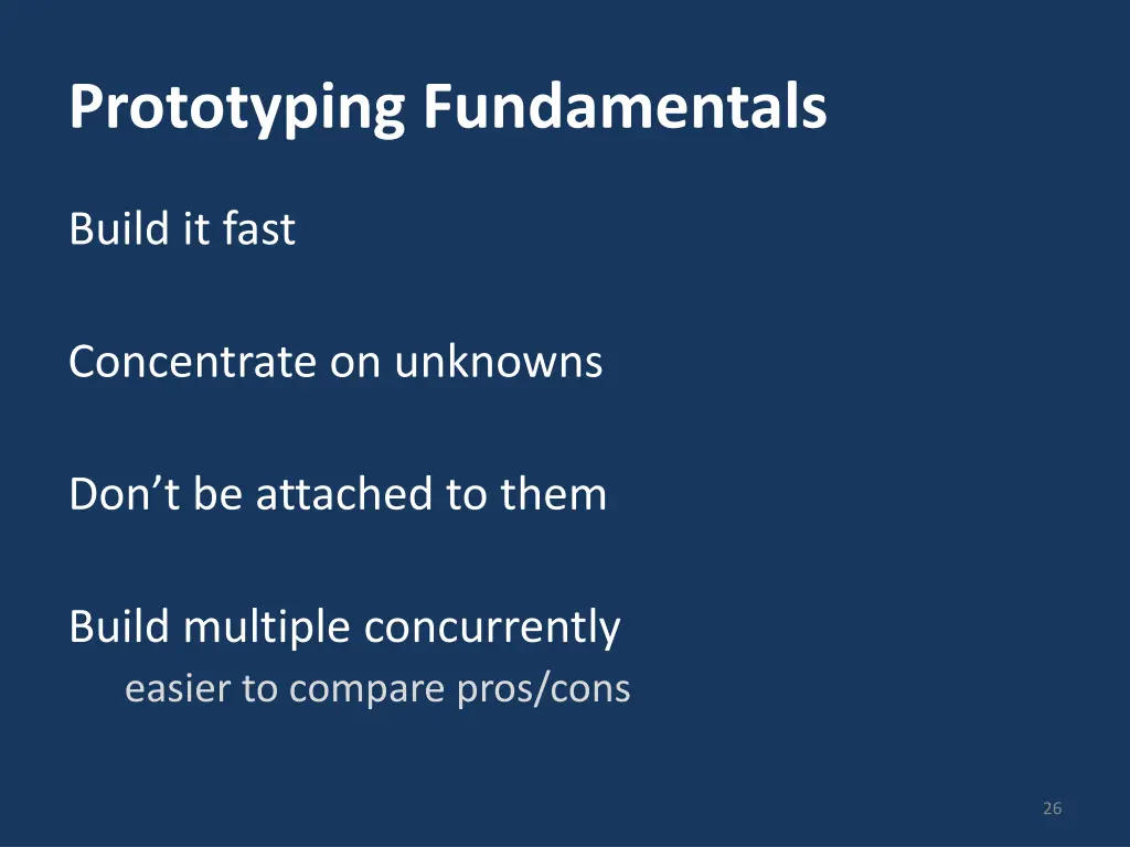 prototyping fundamentals