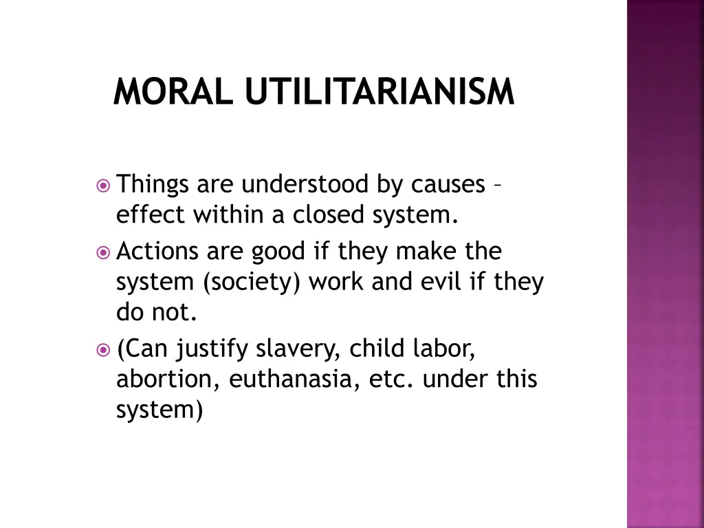 moral utilitarianism