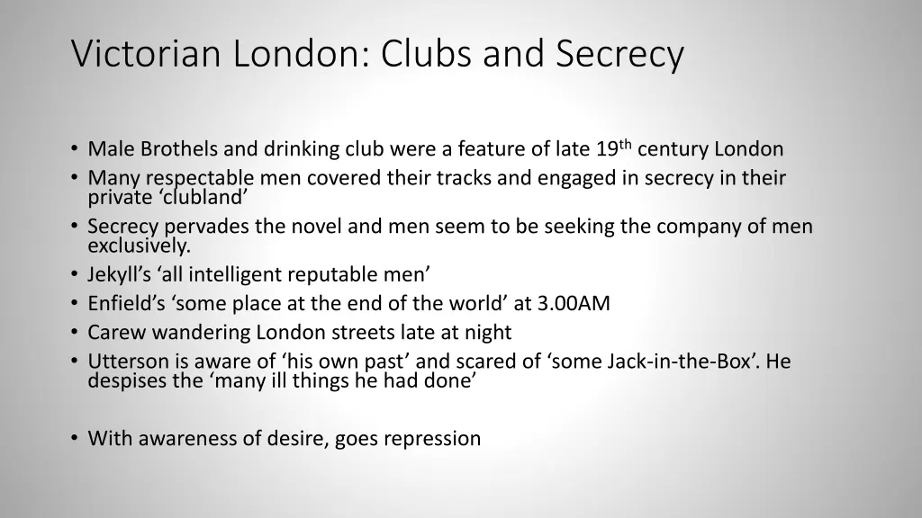 victorian london clubs and secrecy
