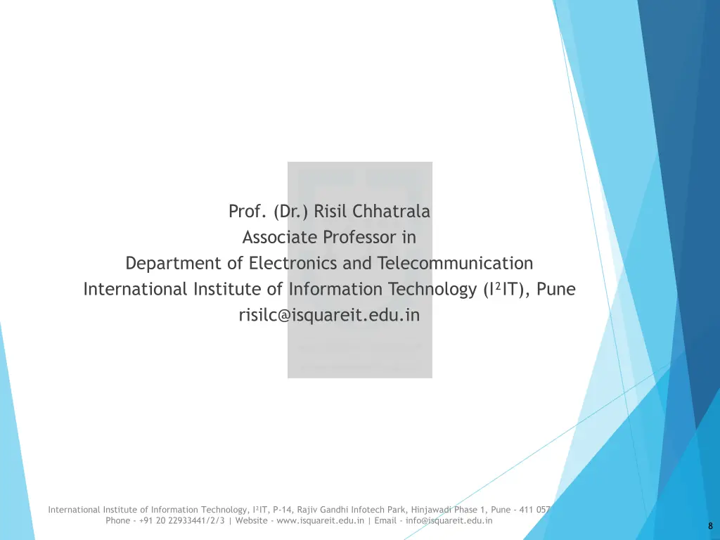 prof dr risil chhatrala associate professor in