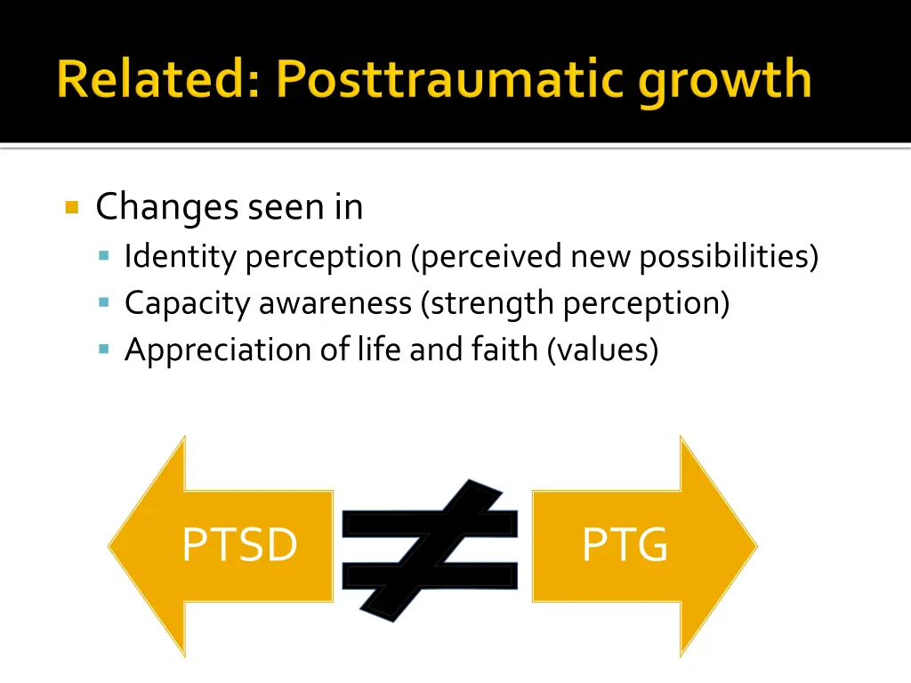 changes seen in identity perception perceived