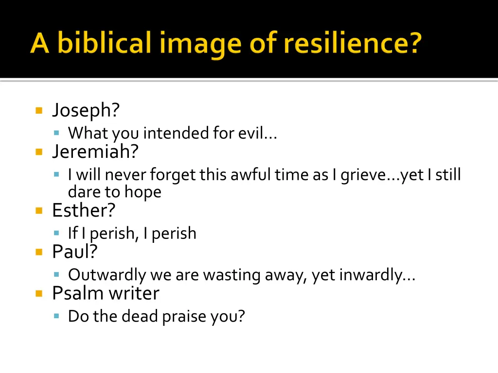 joseph what you intended for evil jeremiah i will