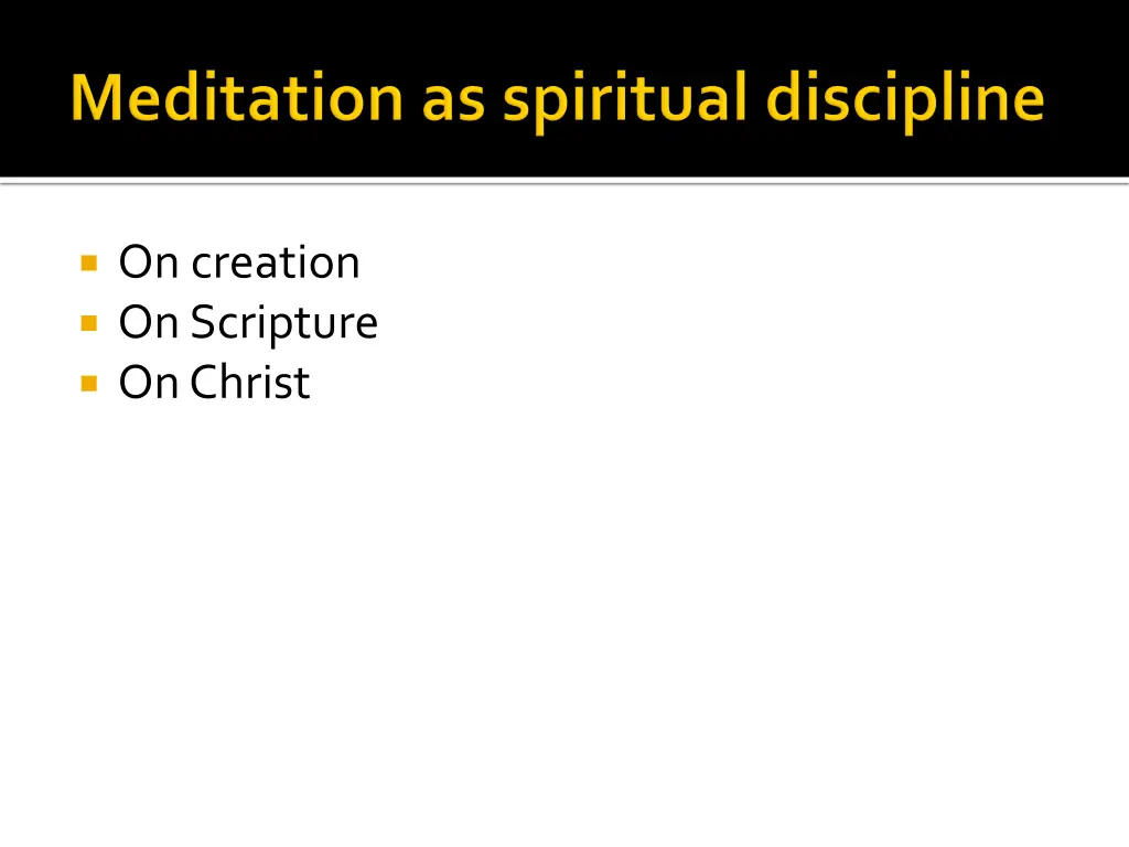 on creation on scripture on christ