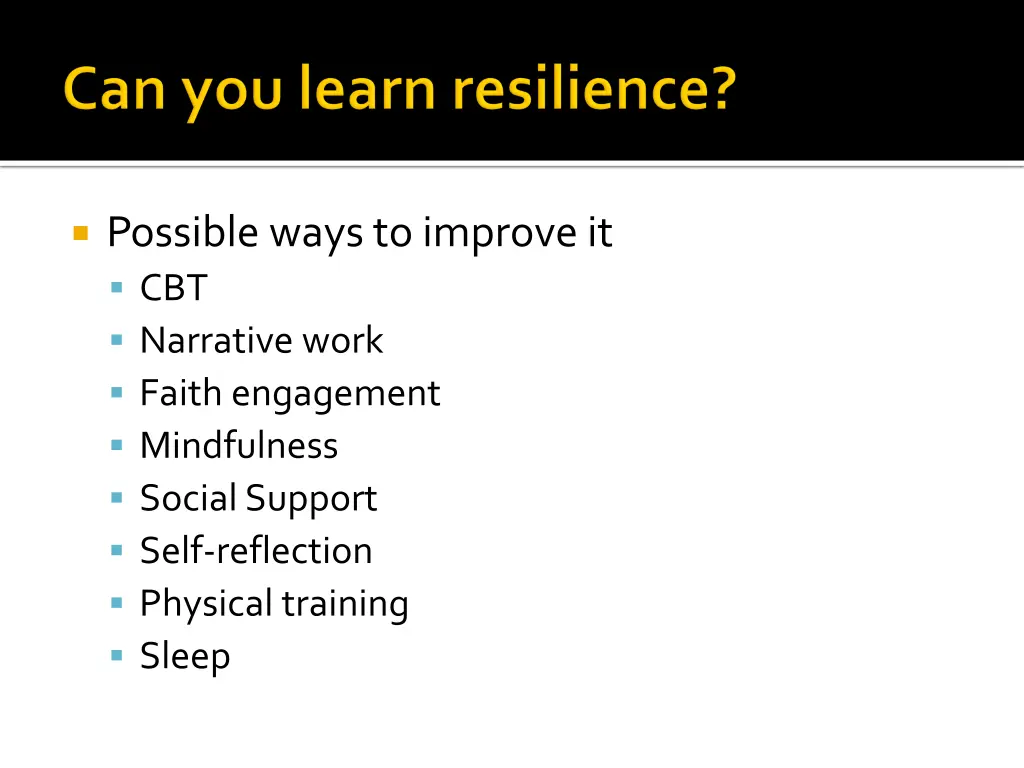 possible ways to improve it cbt narrative work