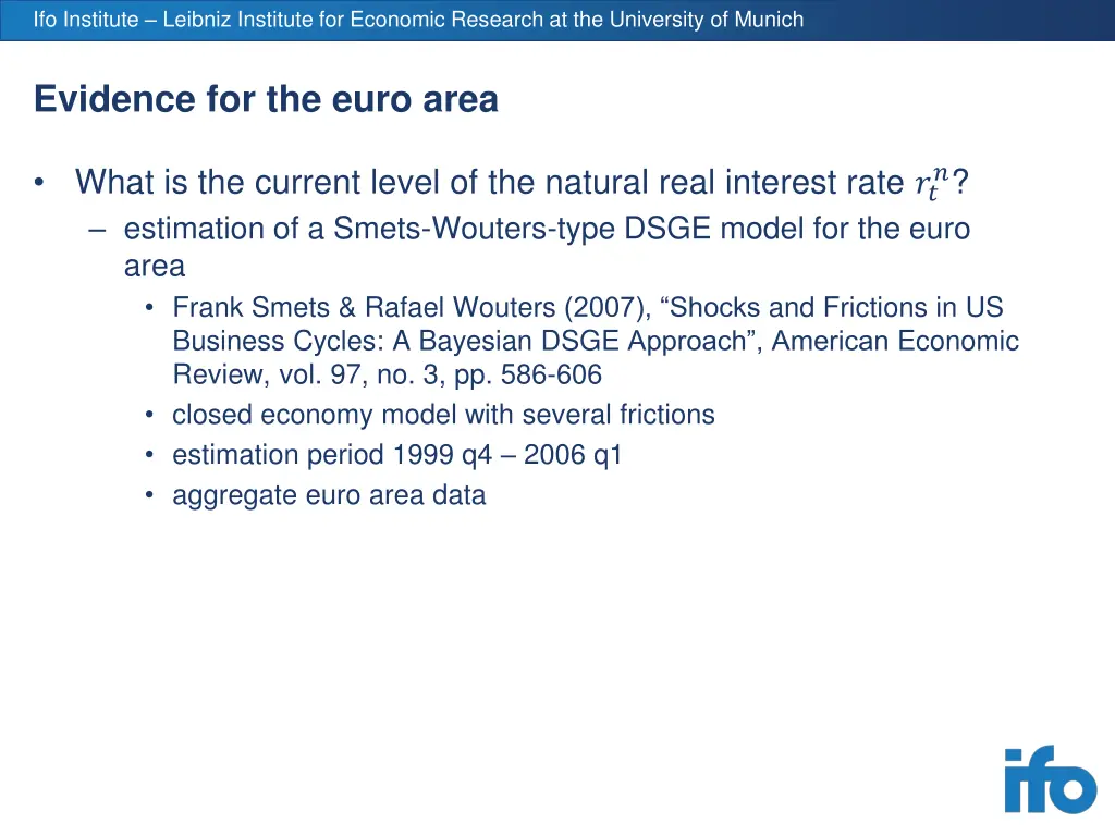 ifo institute leibniz institute for economic 8