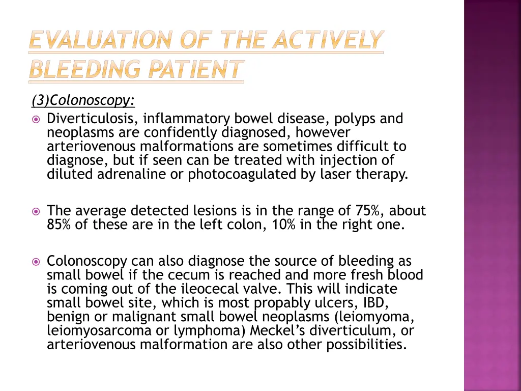 evaluation of the actively bleeding patient 3