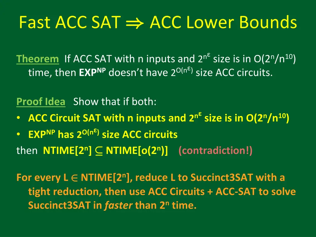 fast acc sat