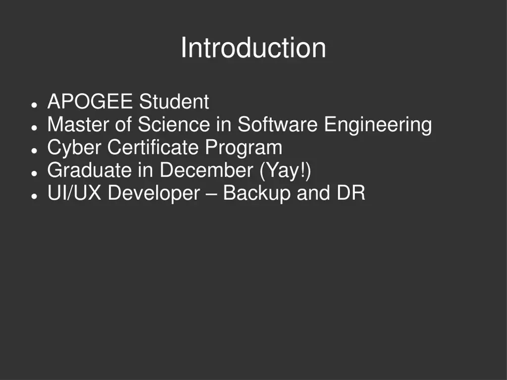 introduction