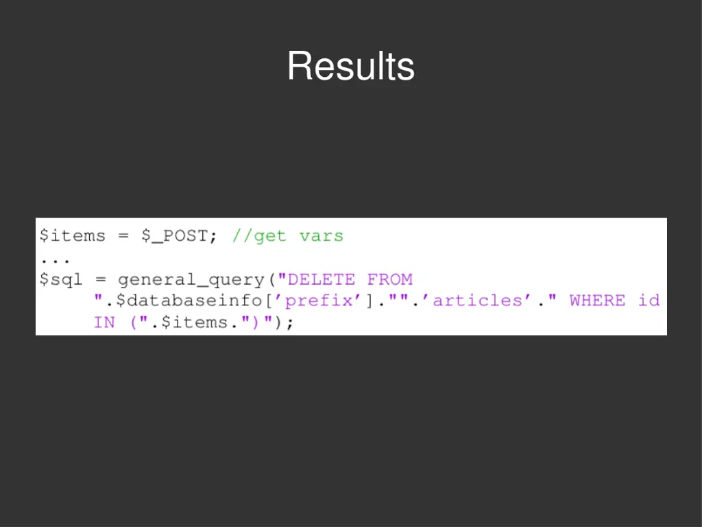 results 2