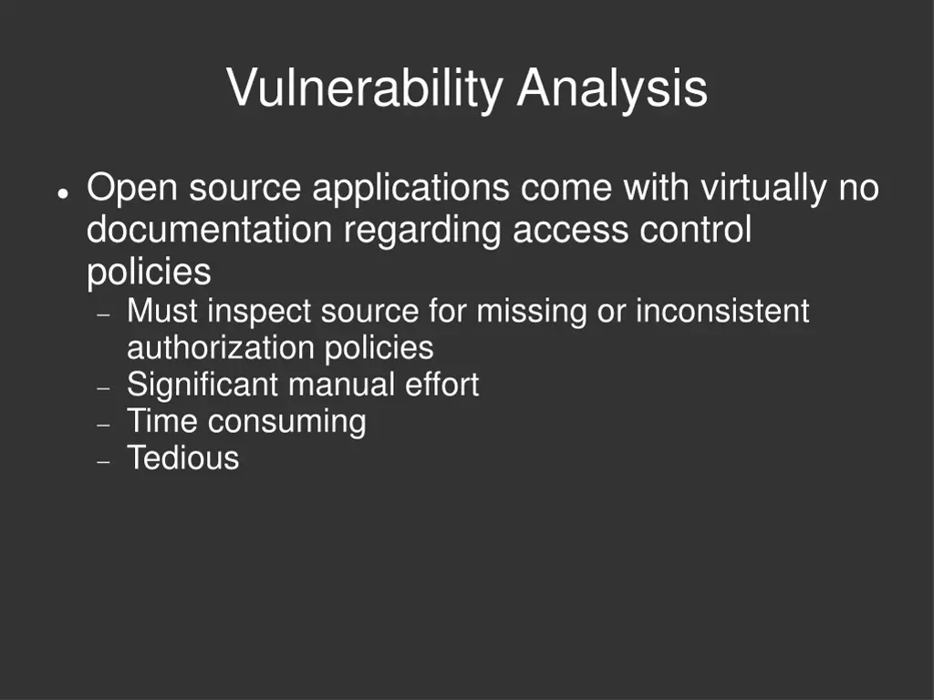 vulnerability analysis