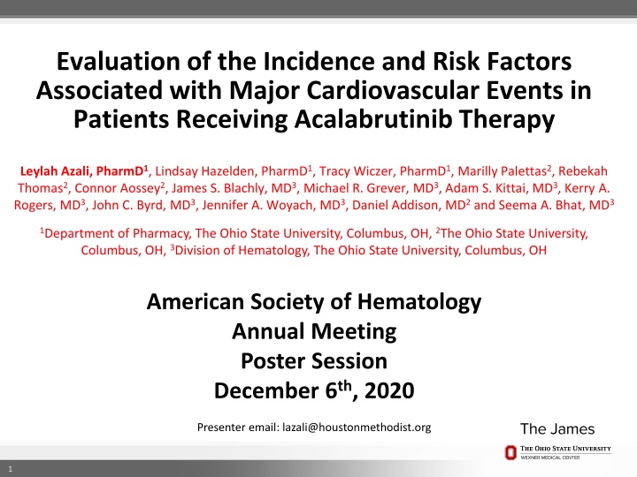 evaluation of the incidence and risk factors