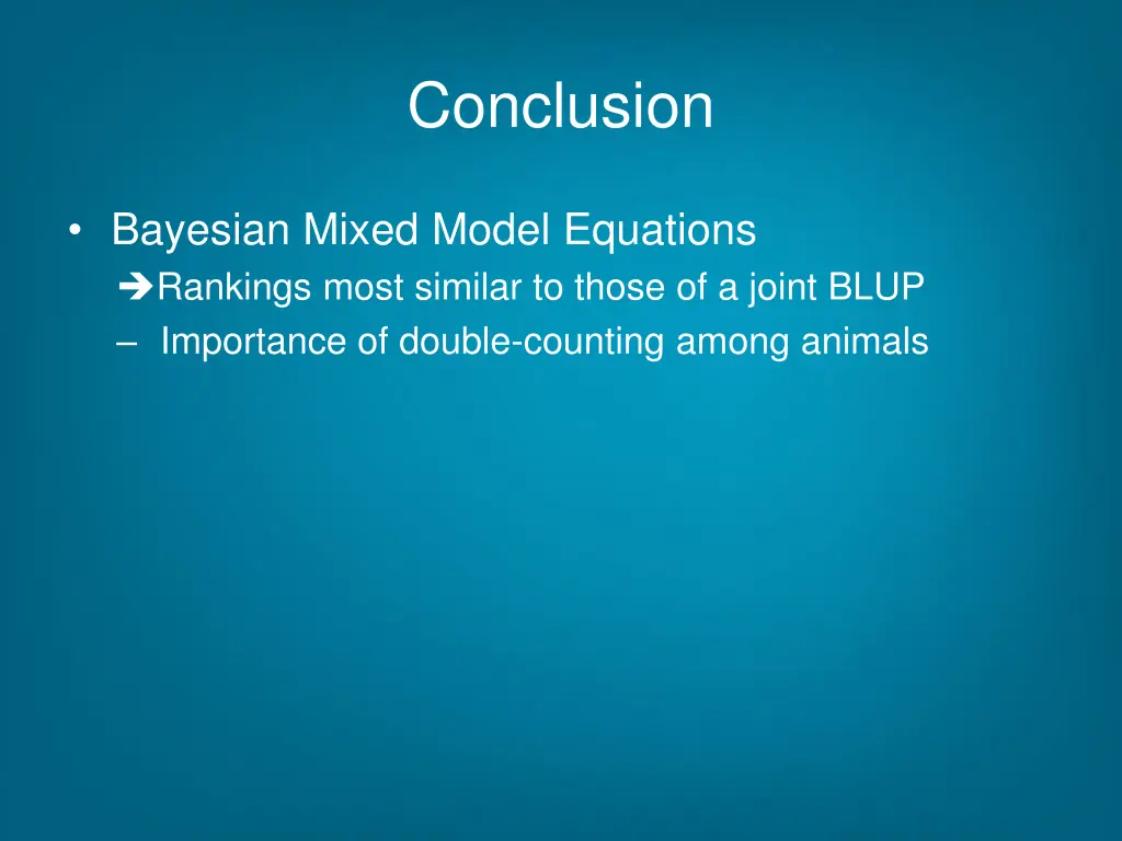 conclusion