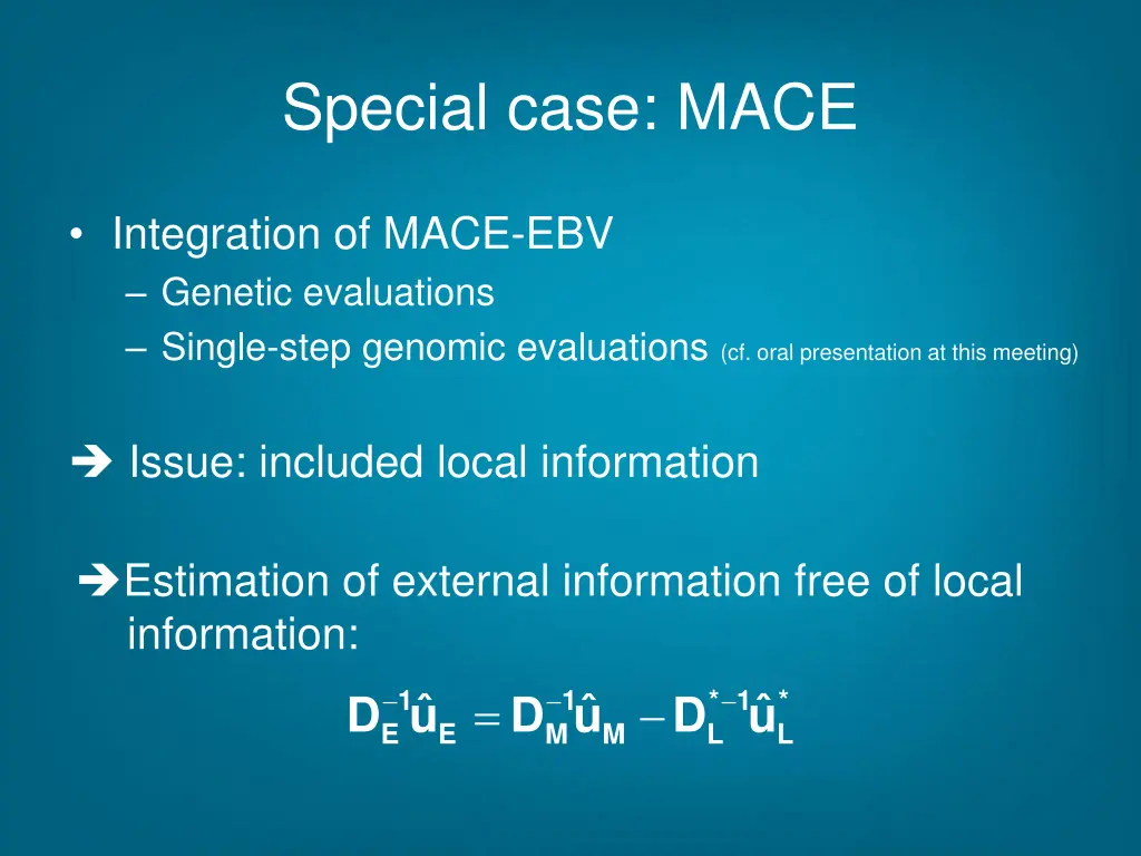special case mace