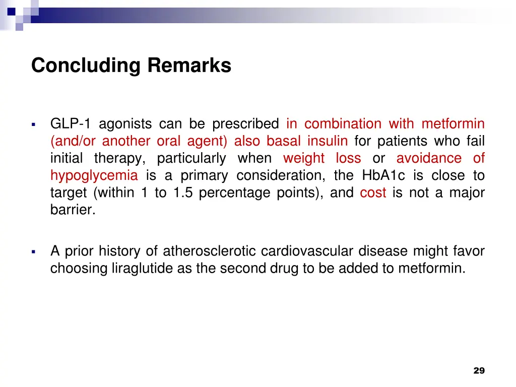 concluding remarks 1