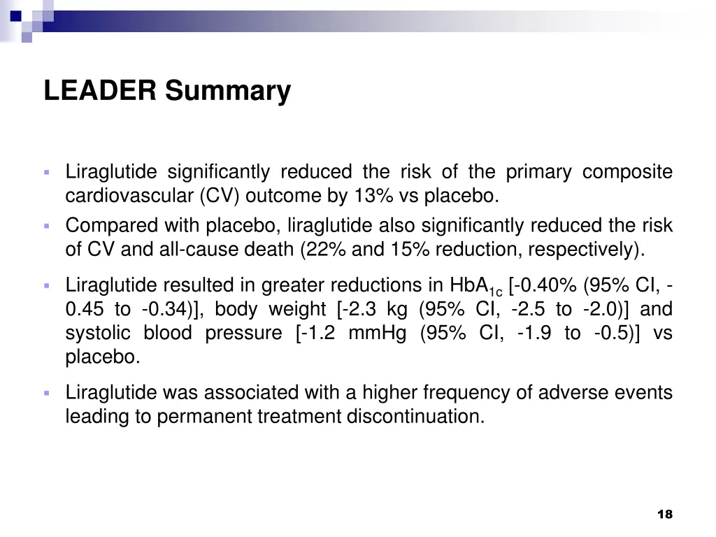leader summary