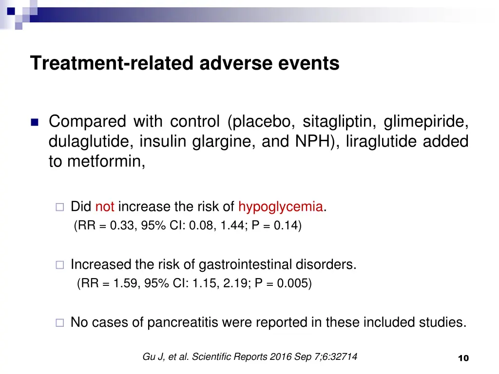treatment related adverse events