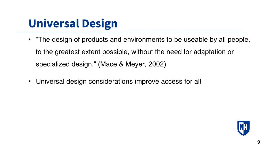 universal design