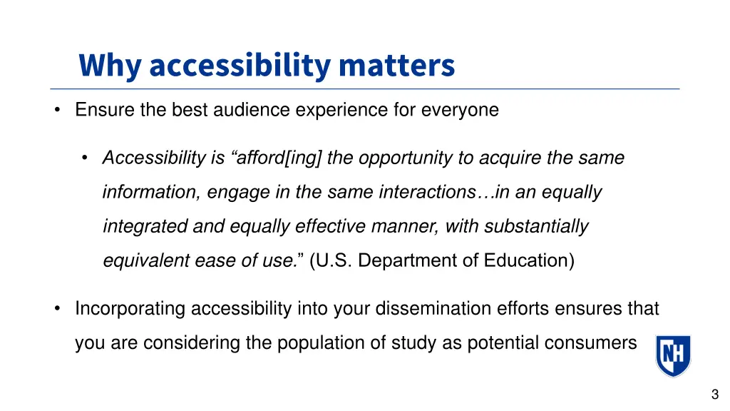why accessibility matters