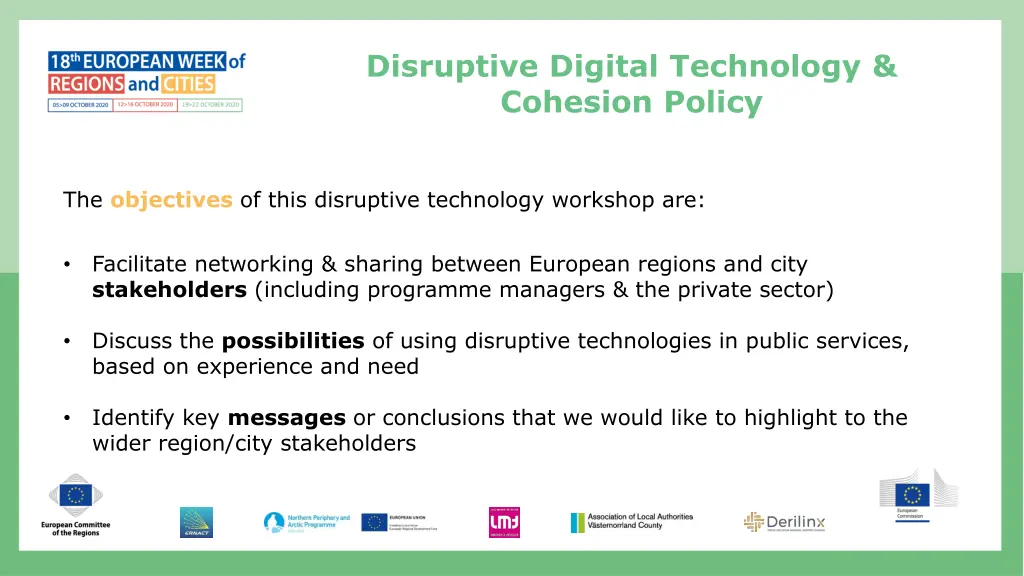 disruptive digital technology cohesion policy 1