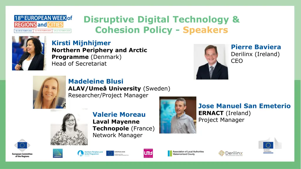 disruptive digital technology cohesion policy 2