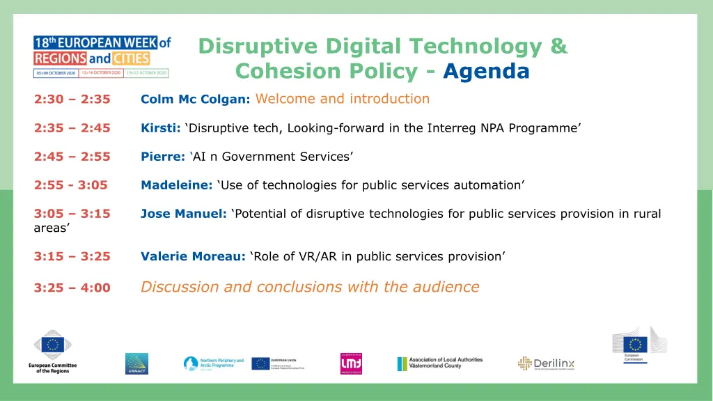 disruptive digital technology cohesion policy 3