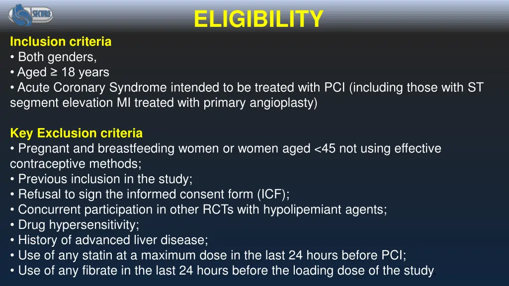 eligibility