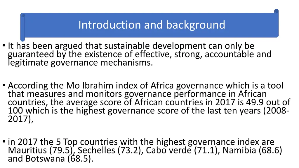 introduction and background 1