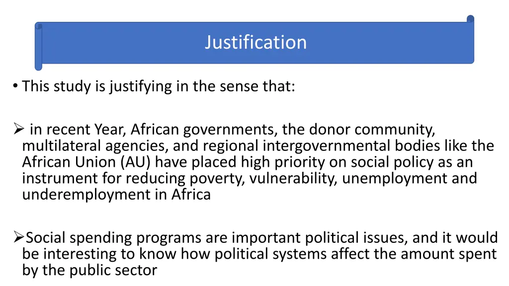 justification