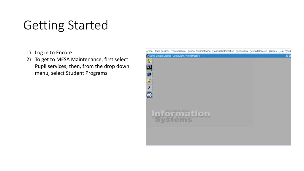 getting started